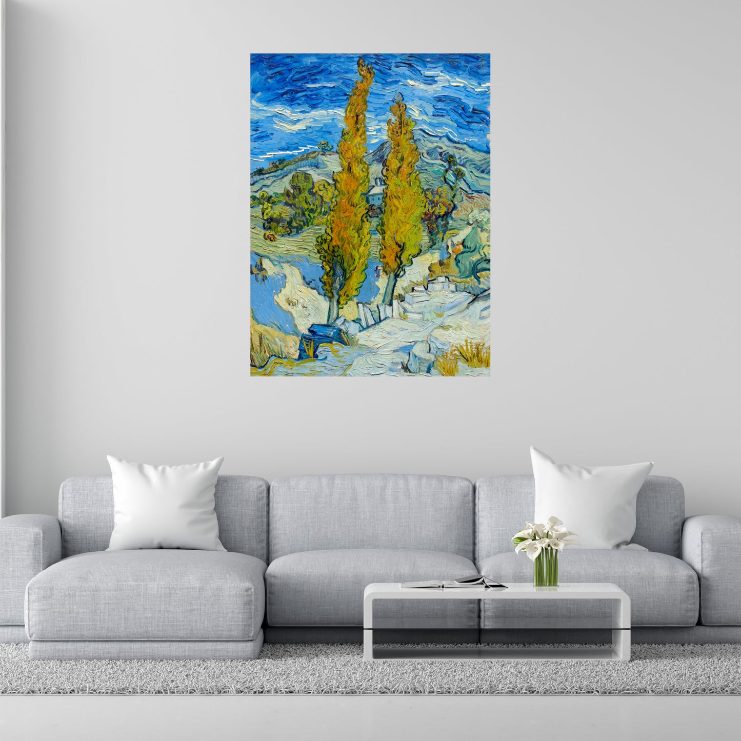"Los álamos en Saint-Rémy" de Vincent van Gogh