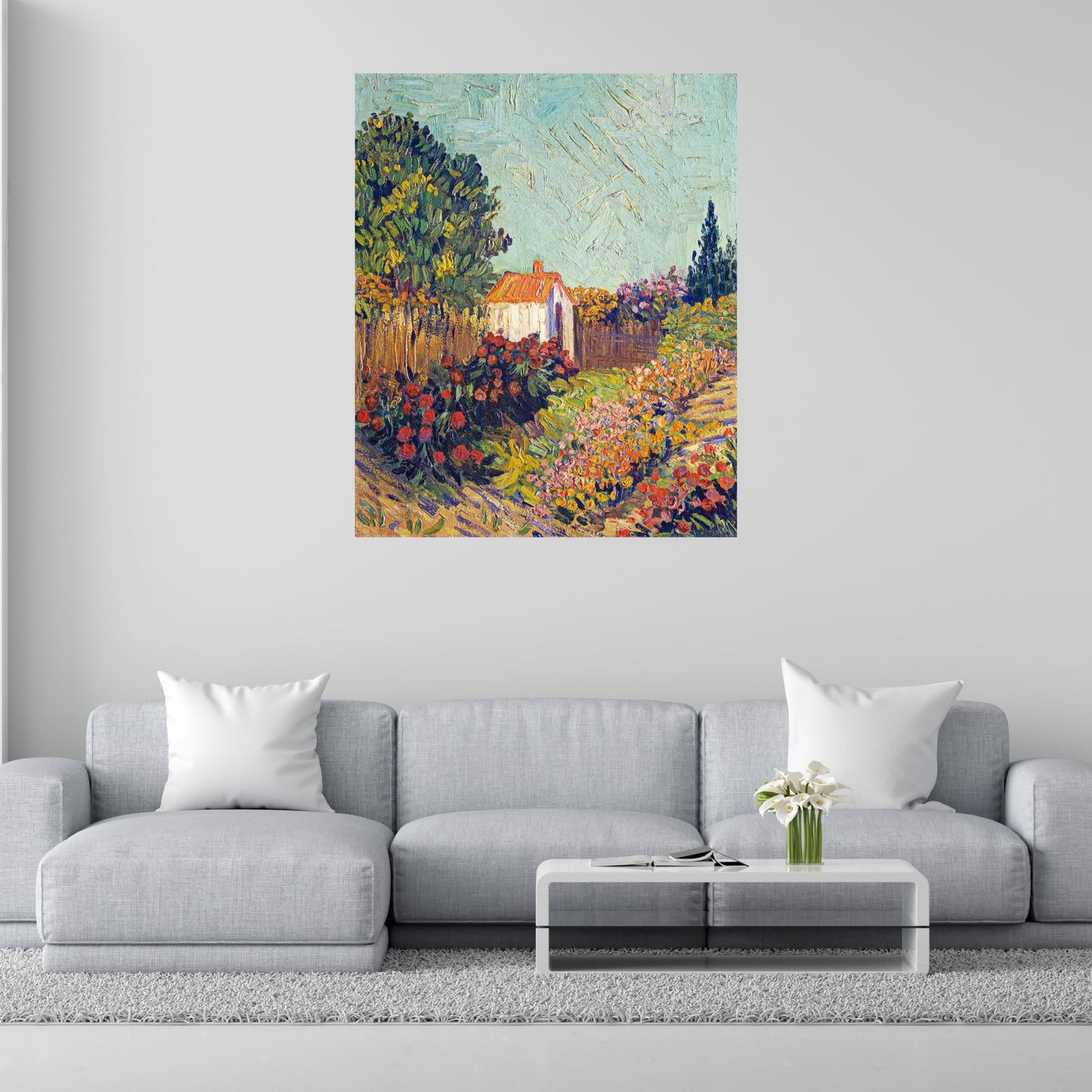 "El jardín de Daubigny“ de Vincent van Gogh