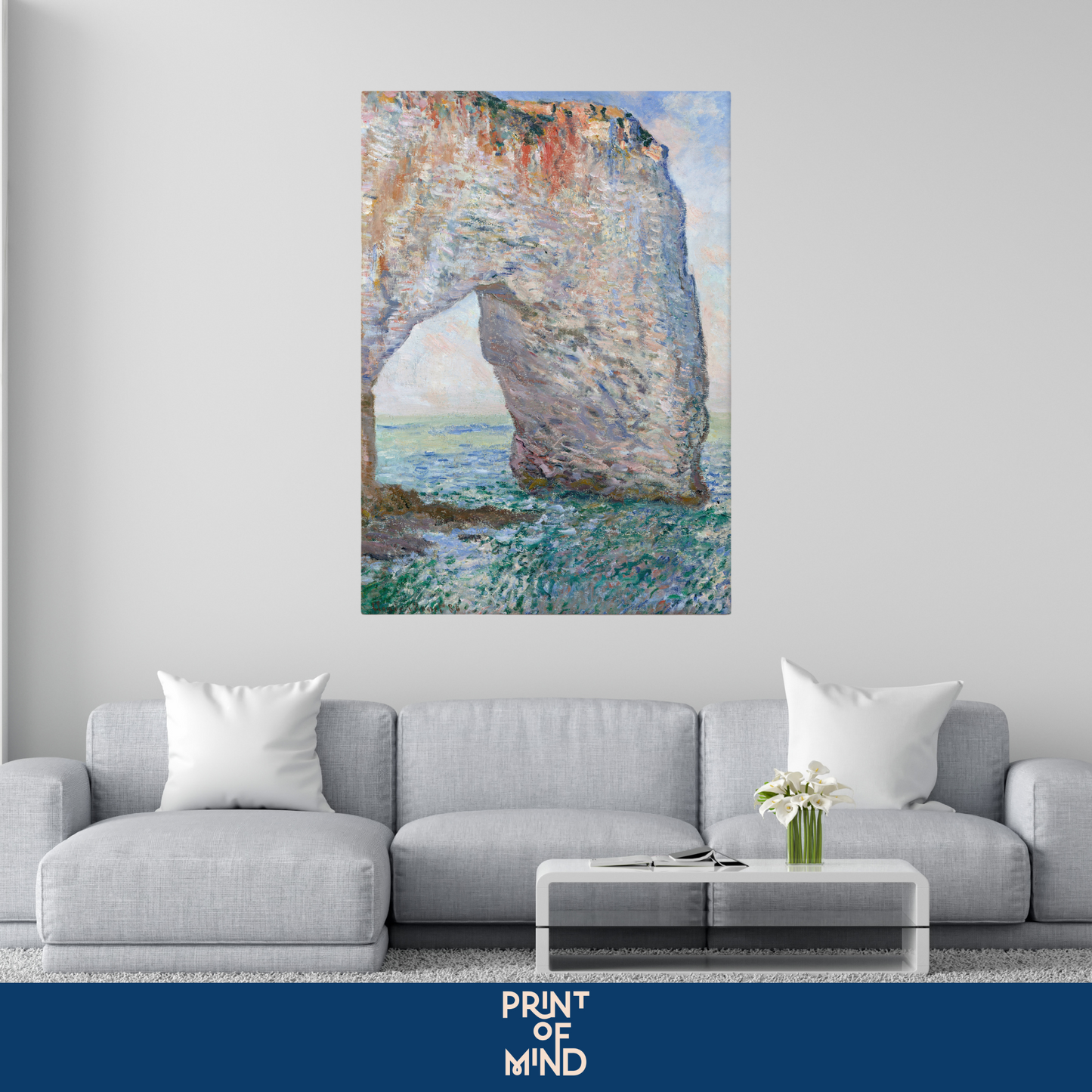 "La Manneporte cerca de Étretat " de Claude O. Monet