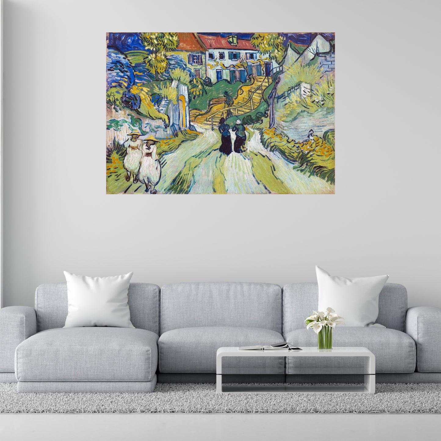 "La escalera de Auvers" de Vincent van Gogh