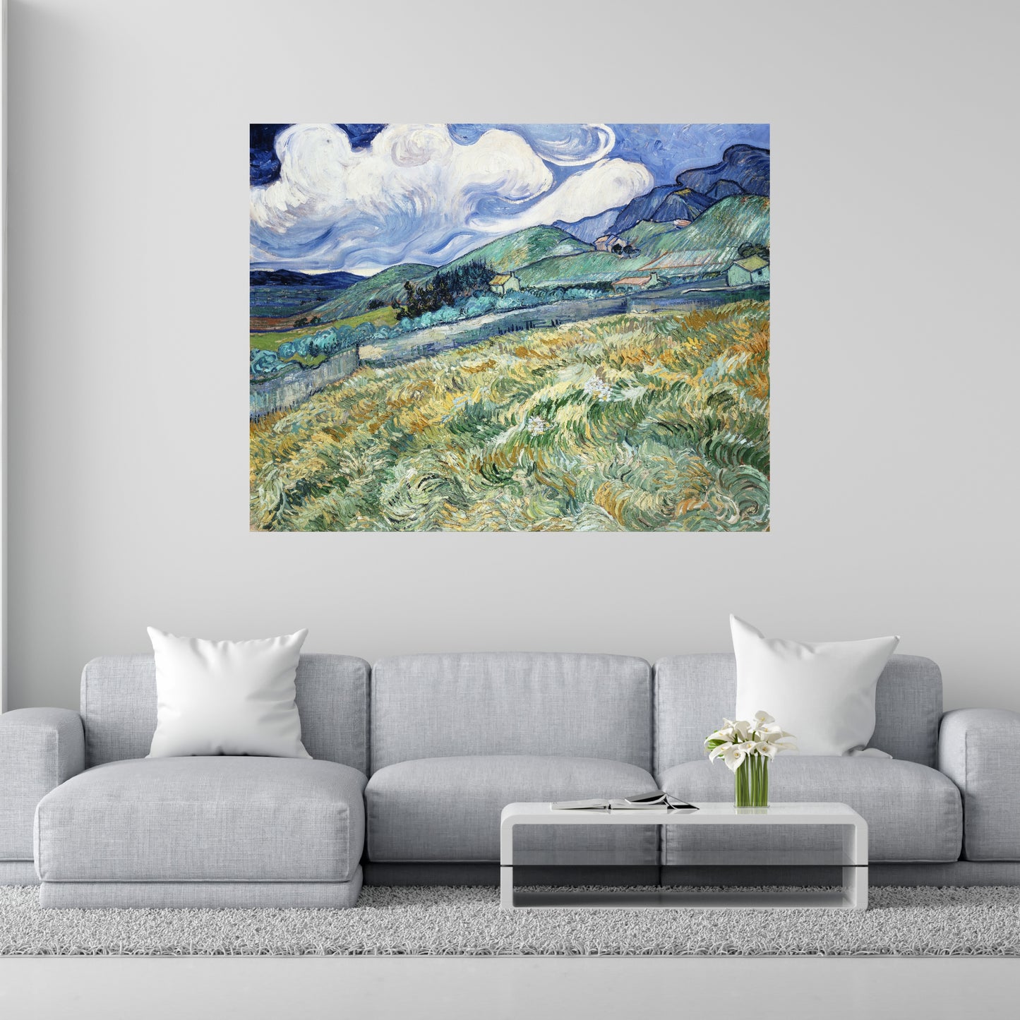 "Paisaje de Saint-Rémy" de Vincent van Gogh