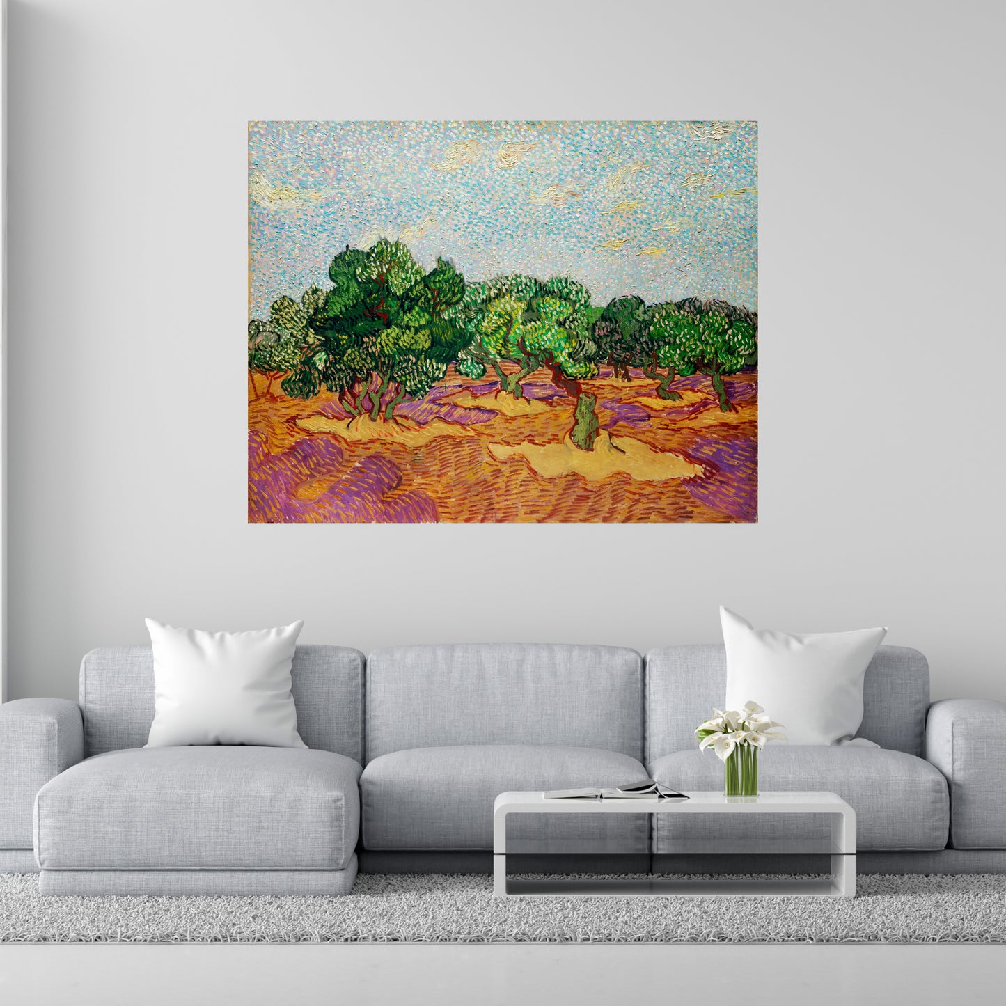 "Los olivos" de Vincent van Gogh