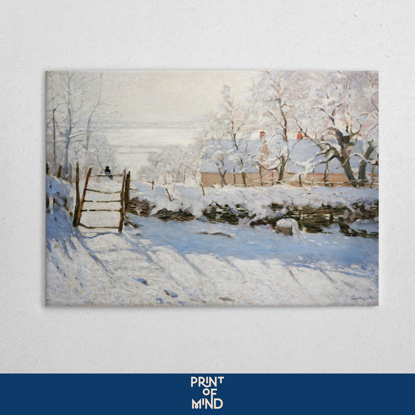 "La urraca" de Claude O. Monet