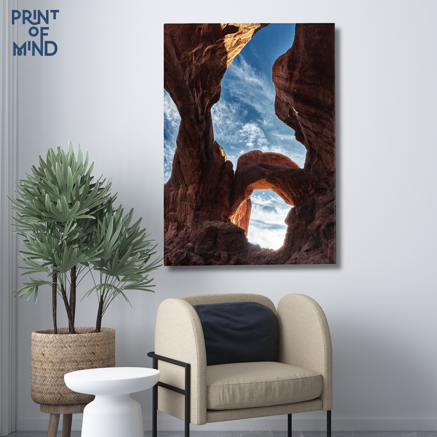 "Double Arch en el Parque Nacional Arches" Utah