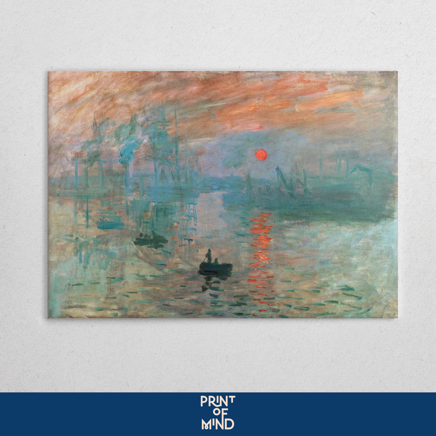 "Sol naciente" de Claude O. Monet