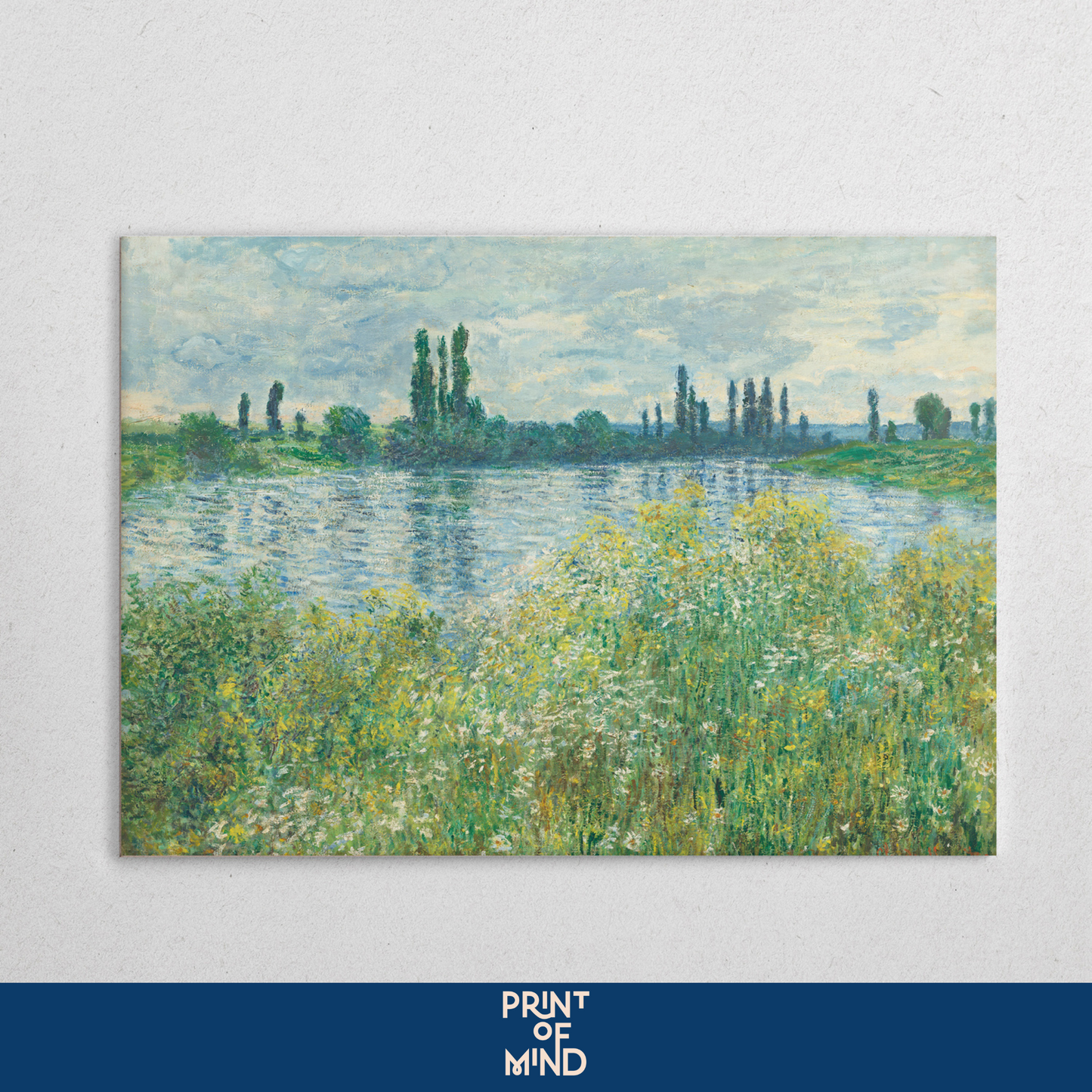 "Orillas del Sena, Vétheuil" de Claude O. Monet