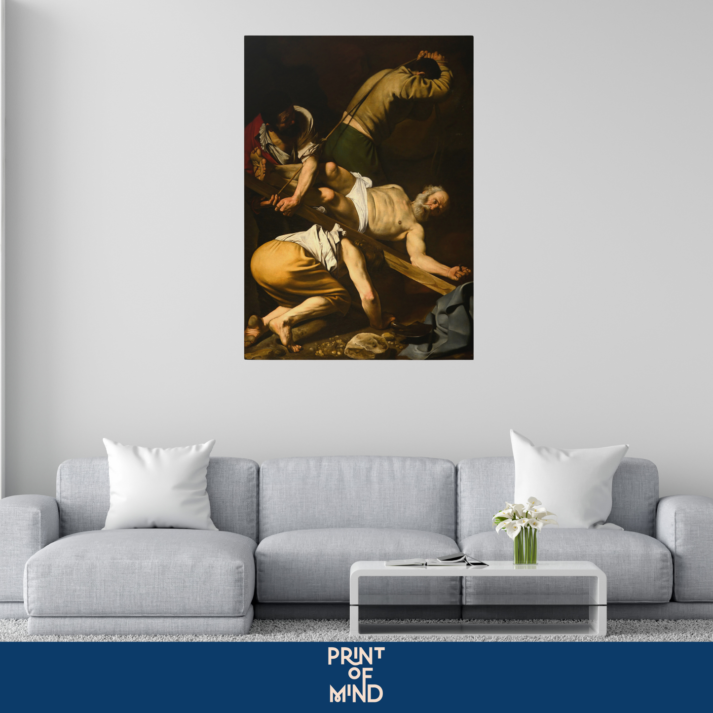 "Crucifixión de San Pedro" de Caravaggio