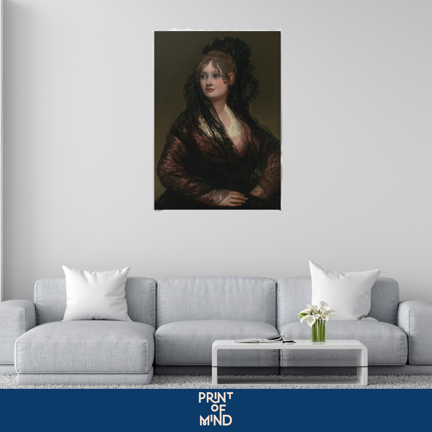 "Retrato de Isabel Porcel" de Francisco de Goya
