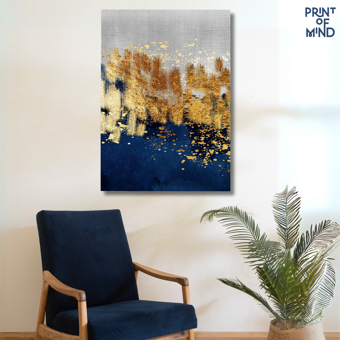 "Energía en Azul y Oro"