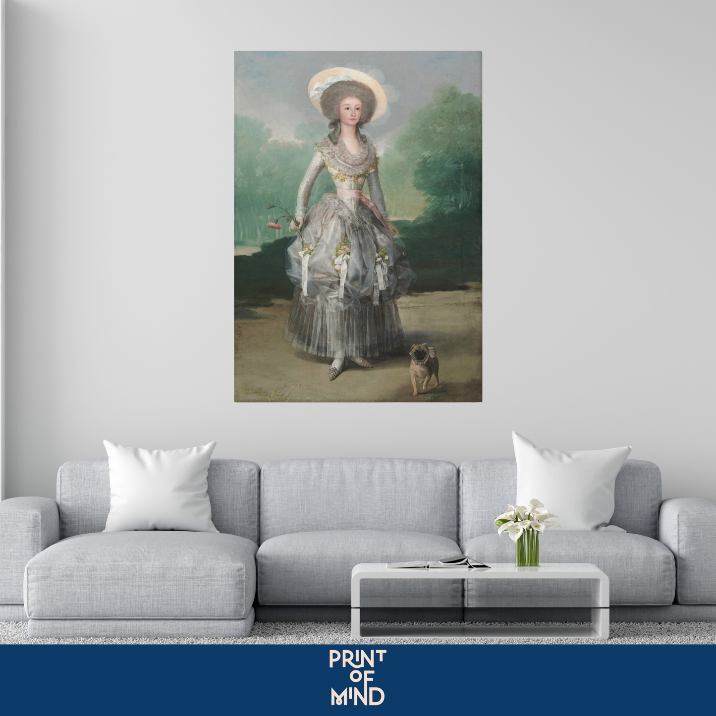 "Retrato de la marquesa de Pontejos" de Francisco de Goya