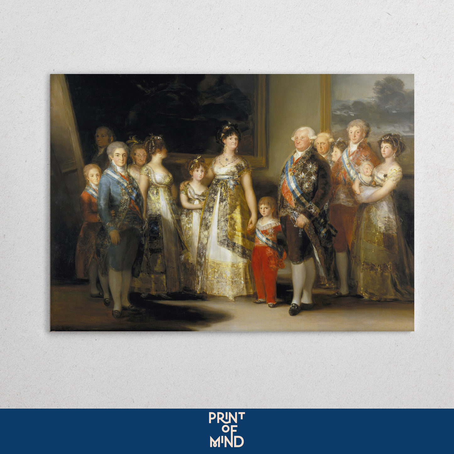 "La familia de Carlos IV" de Francisco de Goya