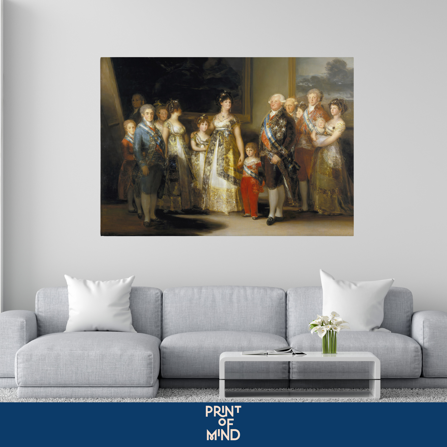 "La familia de Carlos IV" de Francisco de Goya