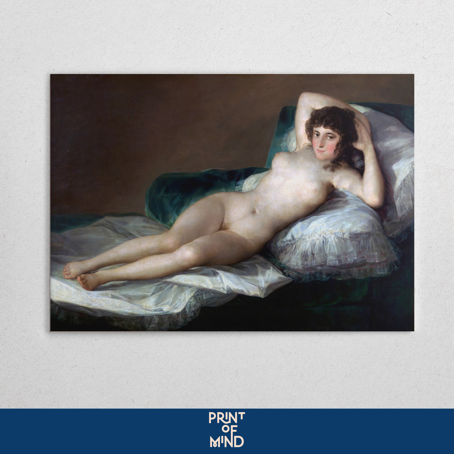 "La maja desnuda" de Francisco de Goya