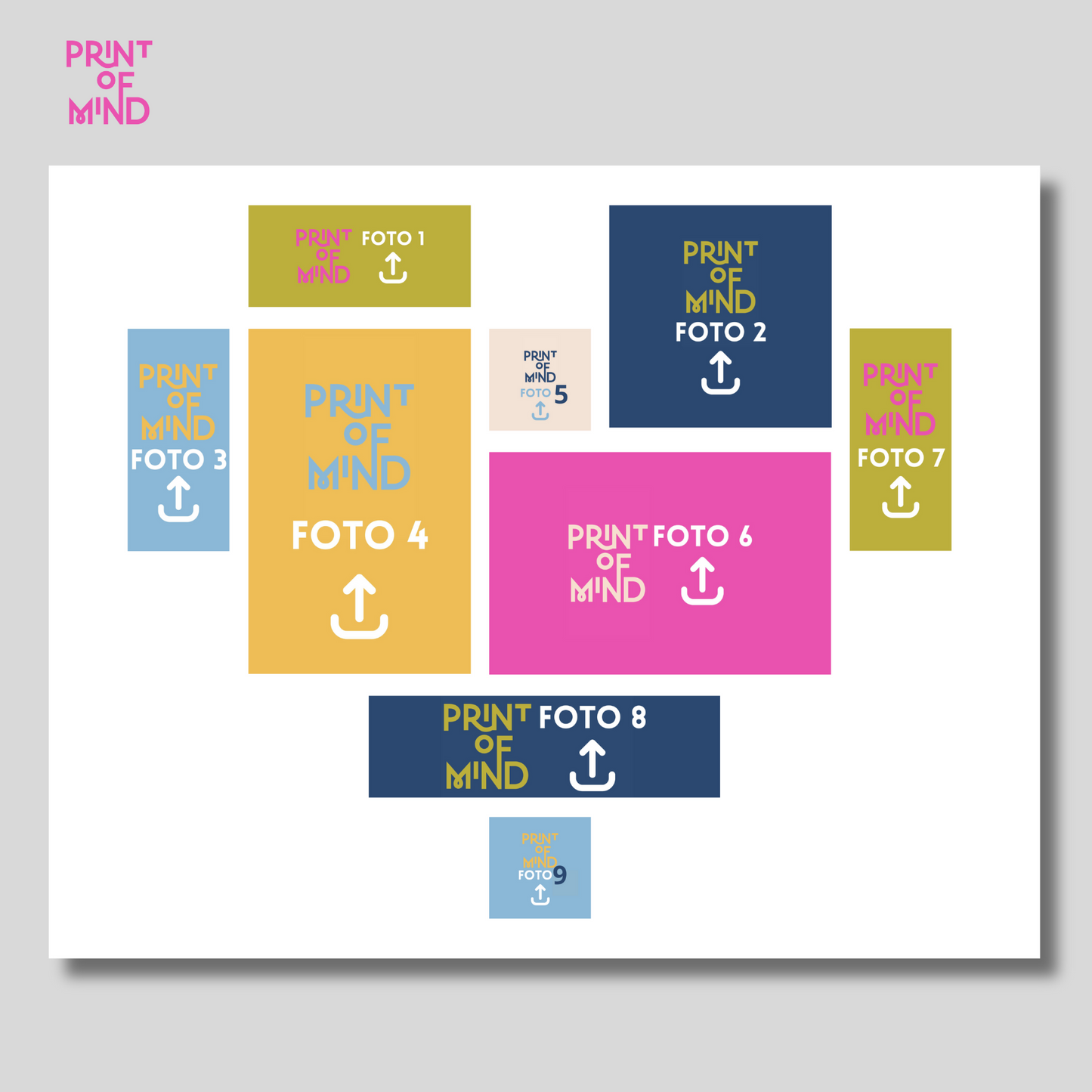 "Collage Corazón Simple"