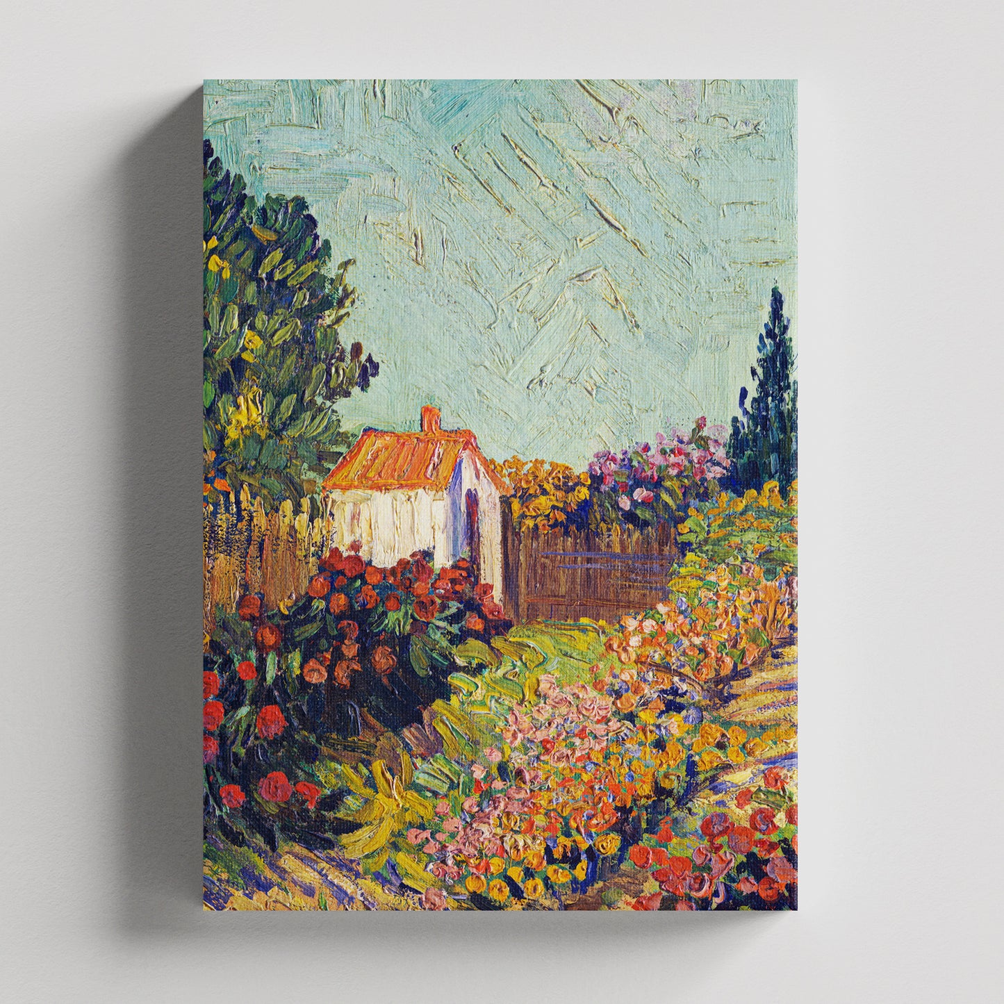 "El jardín de Daubigny“ de Vincent van Gogh