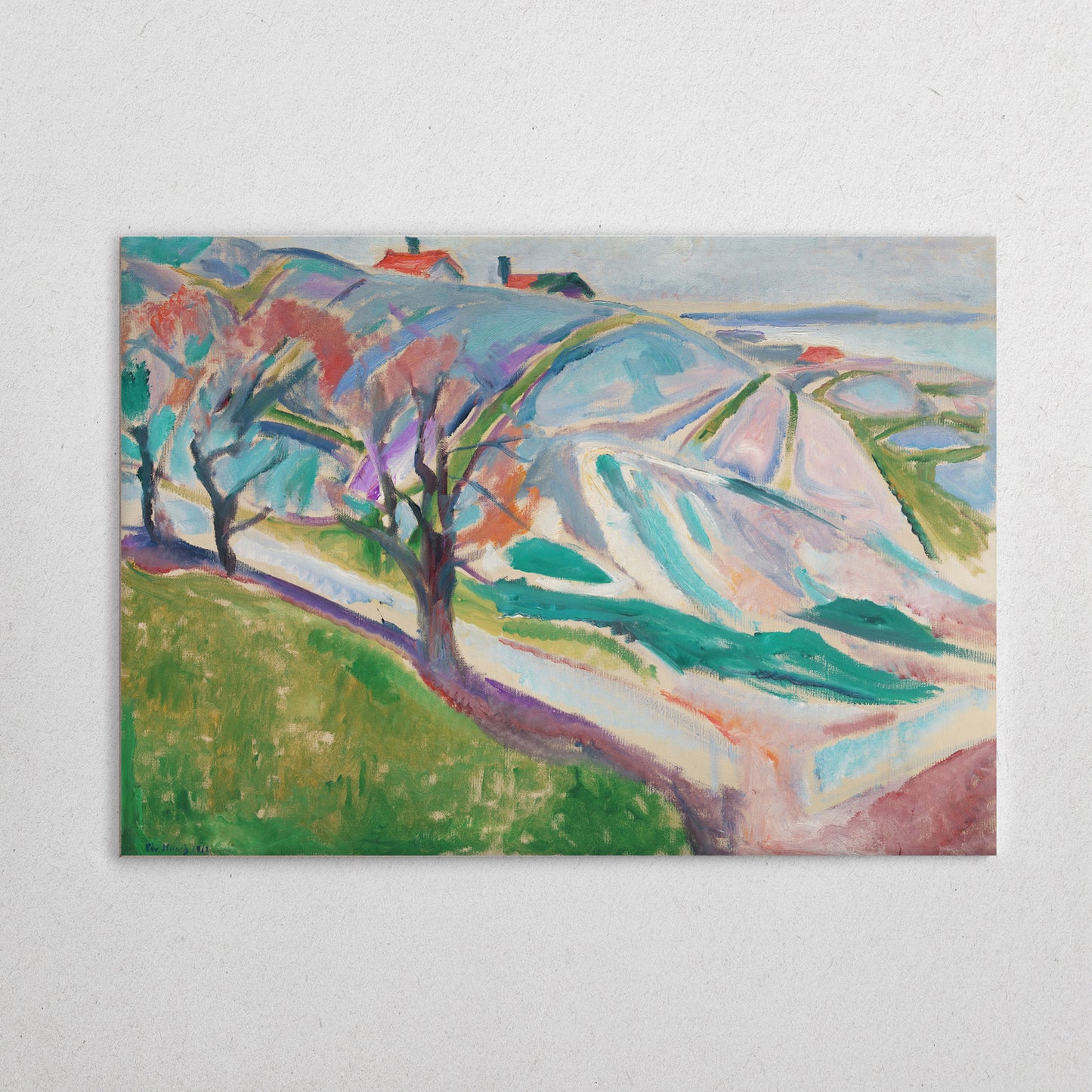"Paisaje de Kragerø" de Edvard Munch