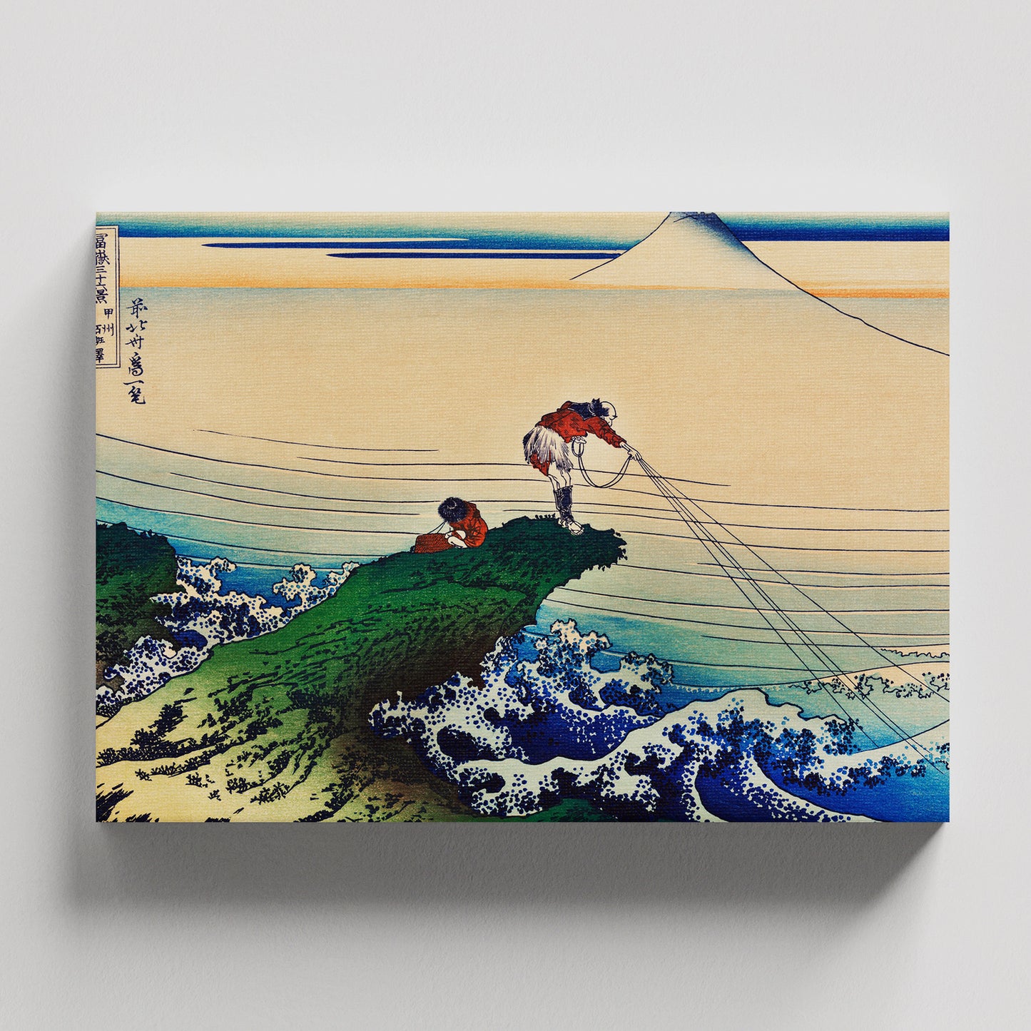"Kajikazawa en la provincia de Kai" de Katsushika Hokusai