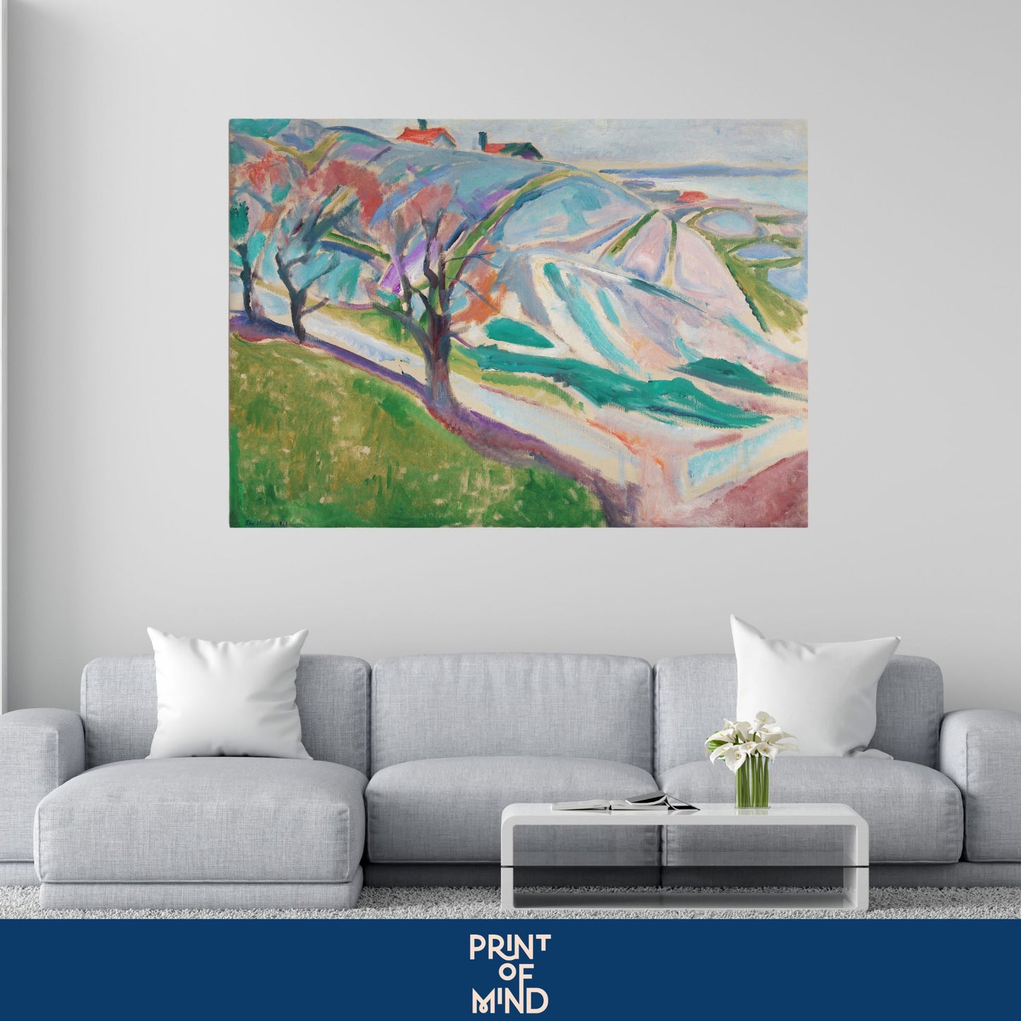 "Paisaje de Kragerø" de Edvard Munch