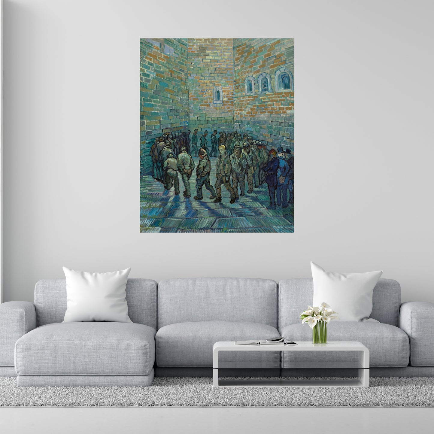 "La ronda de los presos" de Vincent van Gogh