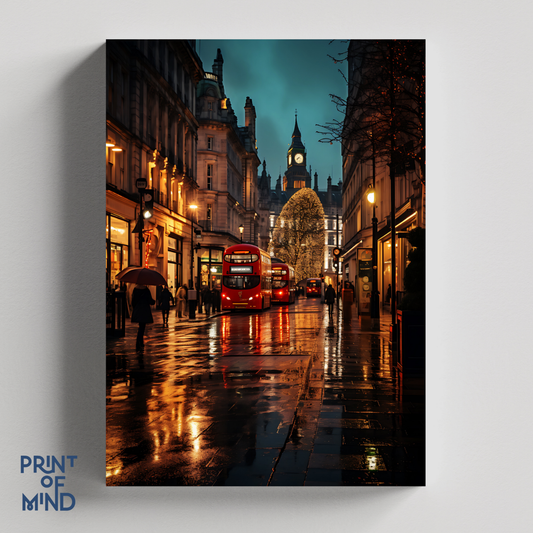 "Londres bajo la lluvia"