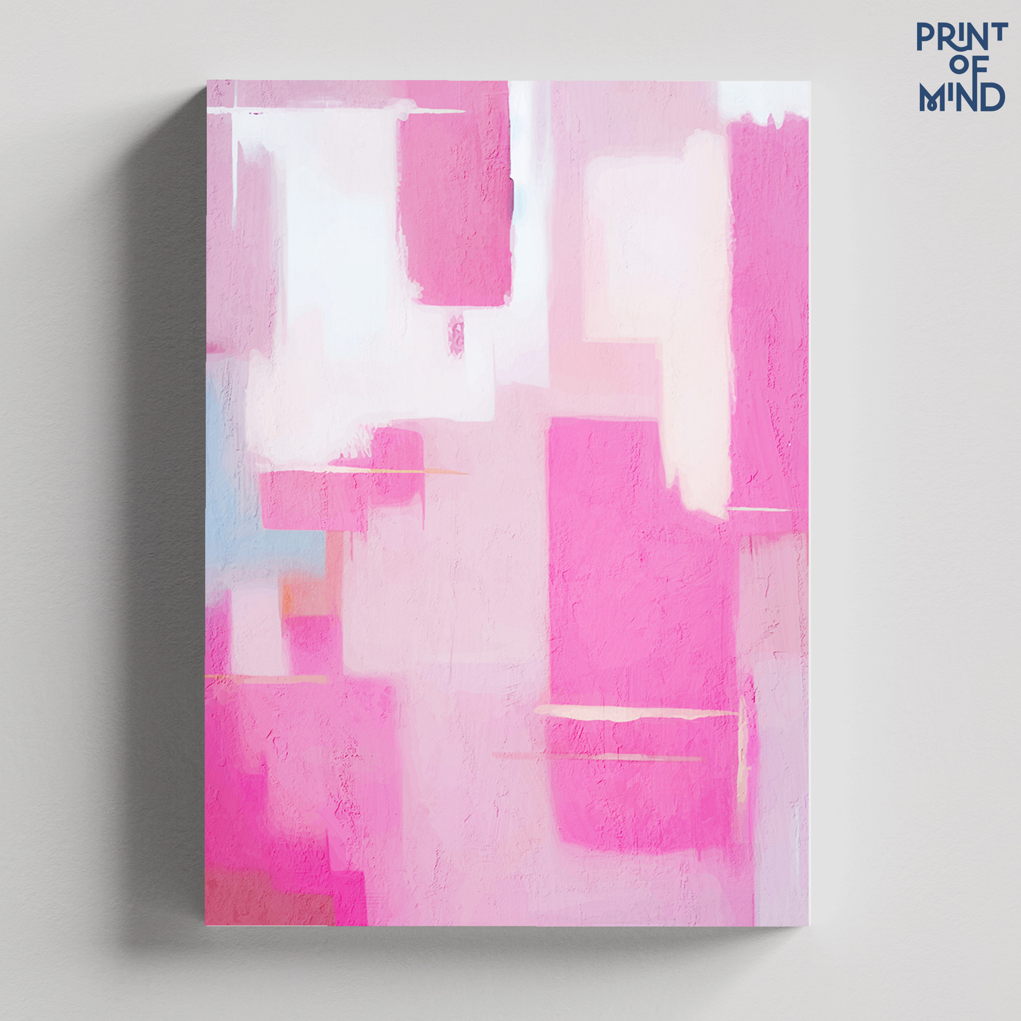 “Geometría de Color Rosa Pastel “