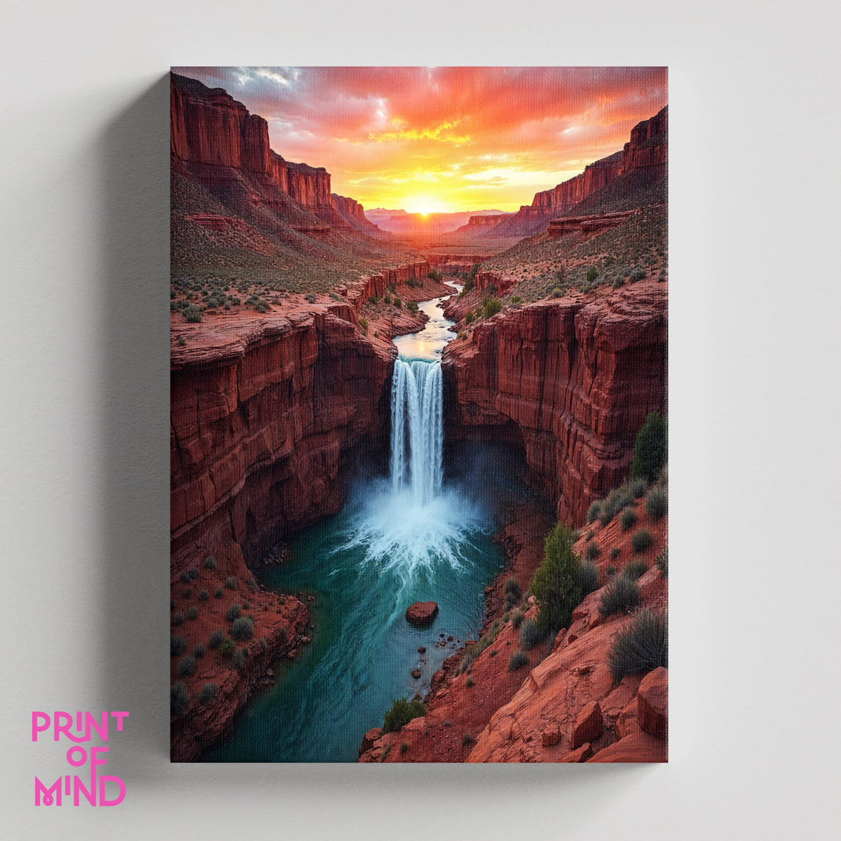 "Cascada del horizonte"