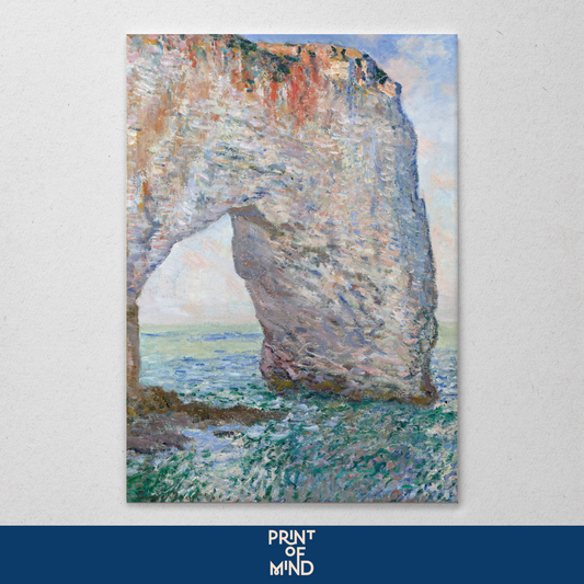 "La Manneporte cerca de Étretat " de  Claude O. Monet