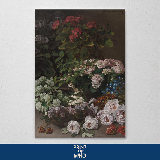 "Flores de primavera" de  Claude O. Monet