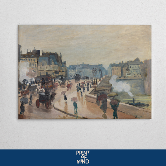 "El puente nuevo" de  Claude O. Monet