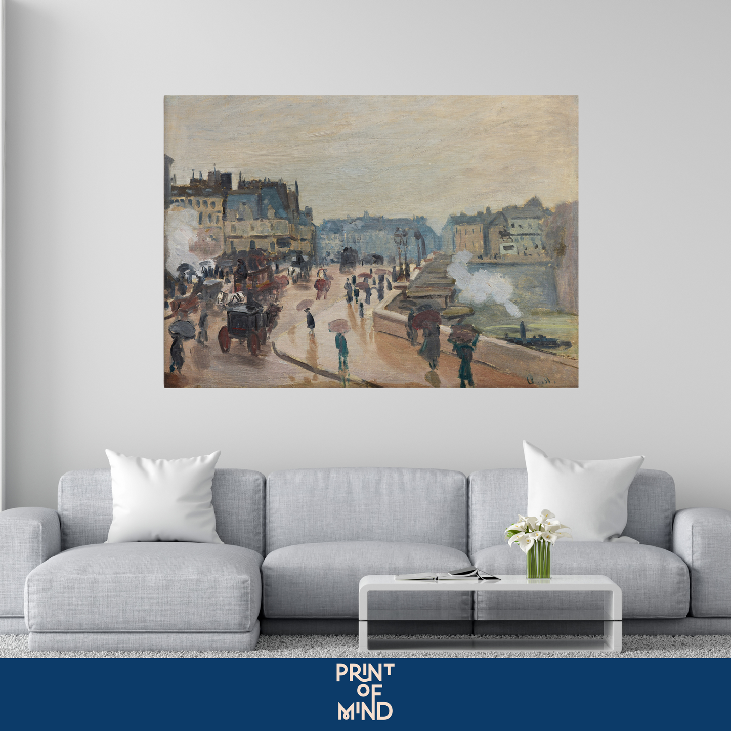 "El puente nuevo" de  Claude O. Monet