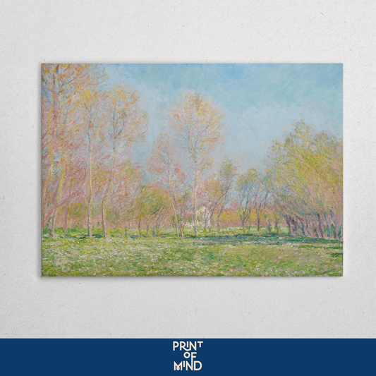 "Primavera en Giverny" de  Claude O. Monet