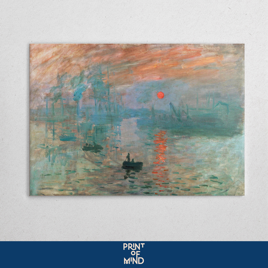 "Sol naciente" de  Claude O. Monet