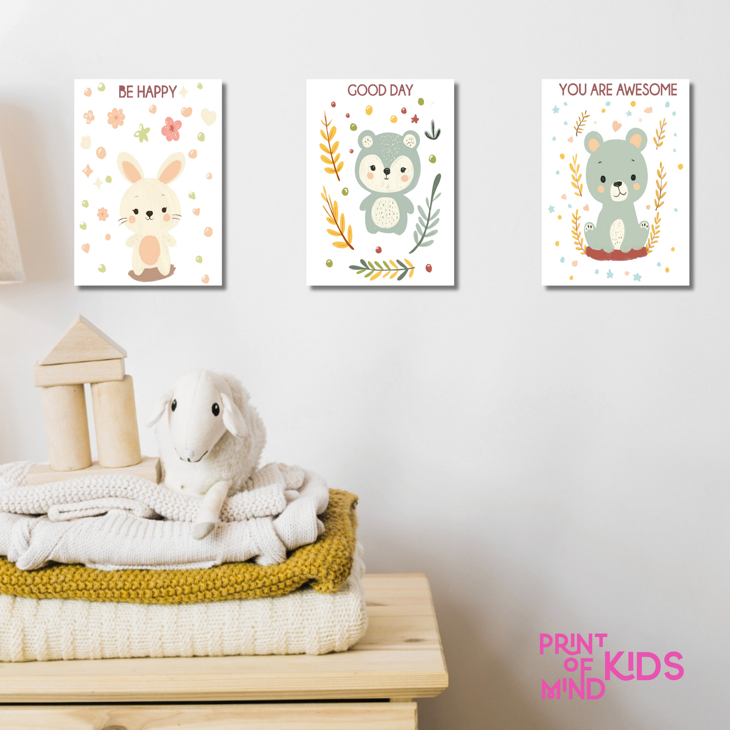 "Happy little friends"