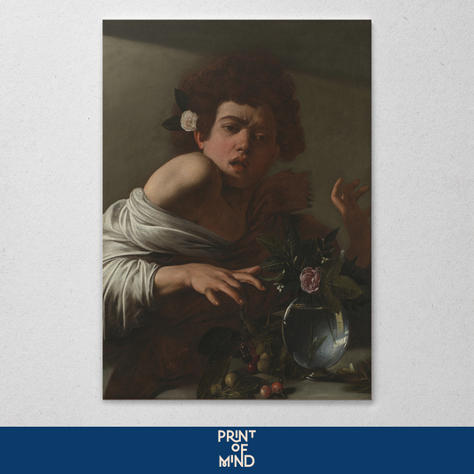 "Chico mordido por una lagartija" de Caravaggio