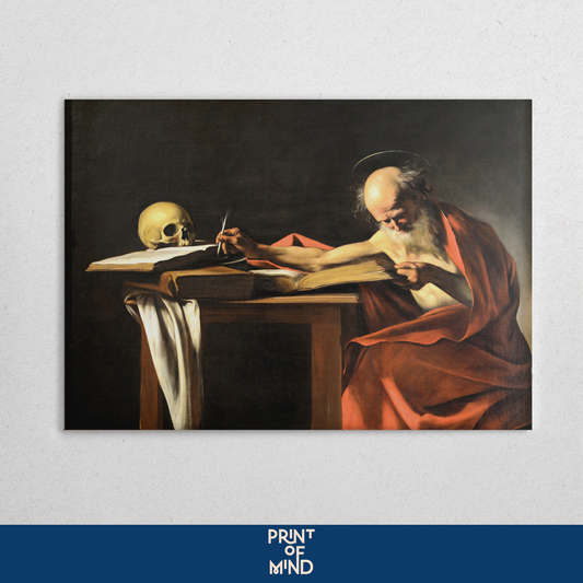 "San Jerónimo escribiendo" de Caravaggio