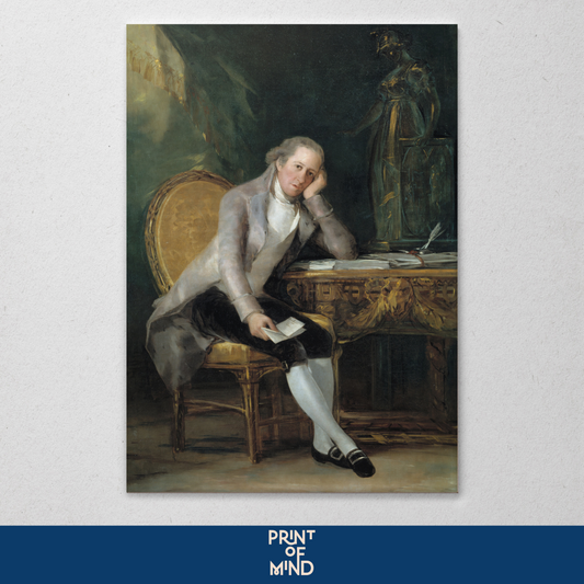 "Gaspar Melchor de Jovellanos" de  Francisco de Goya