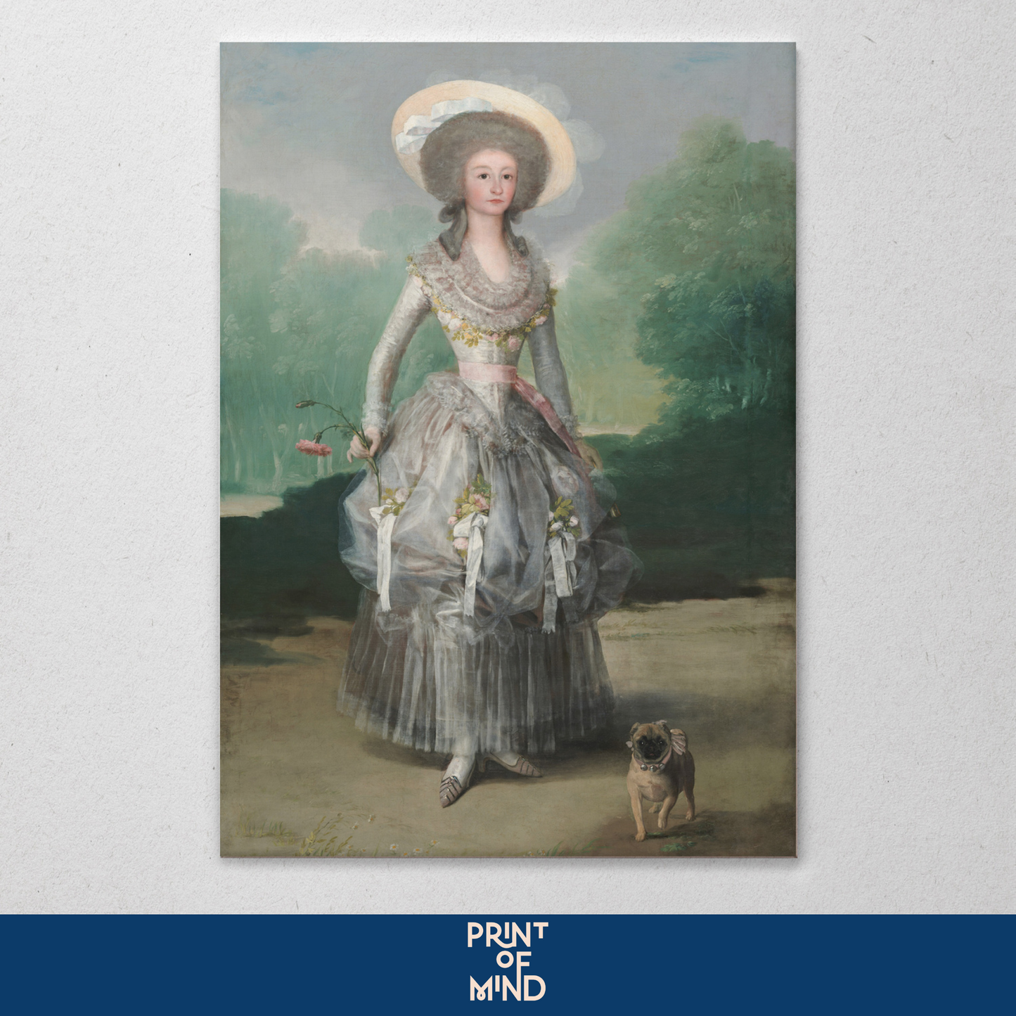 "Retrato de la marquesa de Pontejos" de  Francisco de Goya