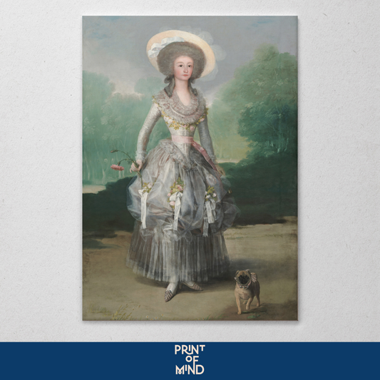"Retrato de la marquesa de Pontejos" de  Francisco de Goya