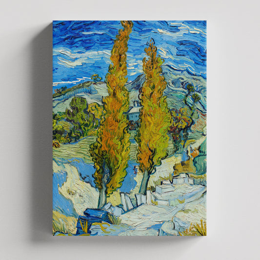 "Los álamos en Saint-Rémy" de Vincent van Gogh