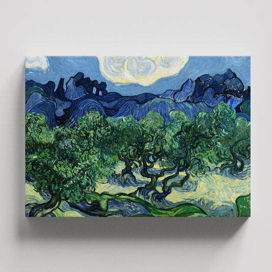 "Los tres olivos" de Vincent van Gogh