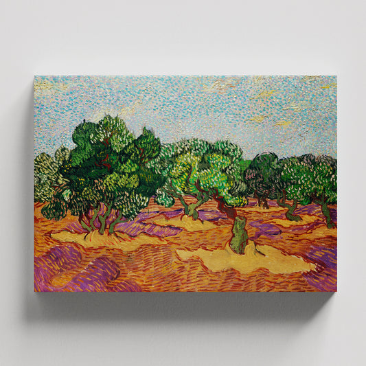 "Los olivos" de Vincent van Gogh