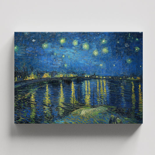 "Noche Estrellada sobre el Ródano" Van Gogh