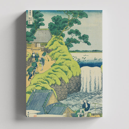 "La Caída de Aoiga Oka, Edo" de  Katsushika Hokusai