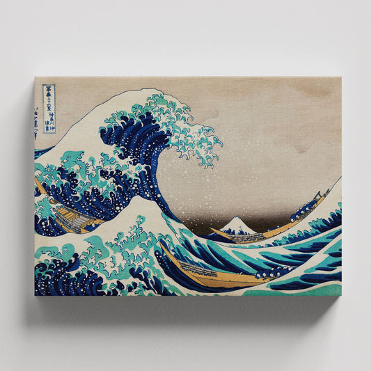 "La gran ola de Kanagawa" de  Katsushika Hokusai