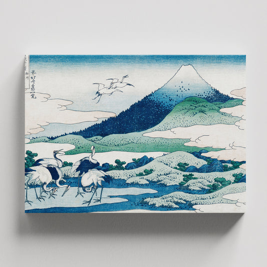"Umezawa en la provincia de Sagami" de  Katsushika Hokusai