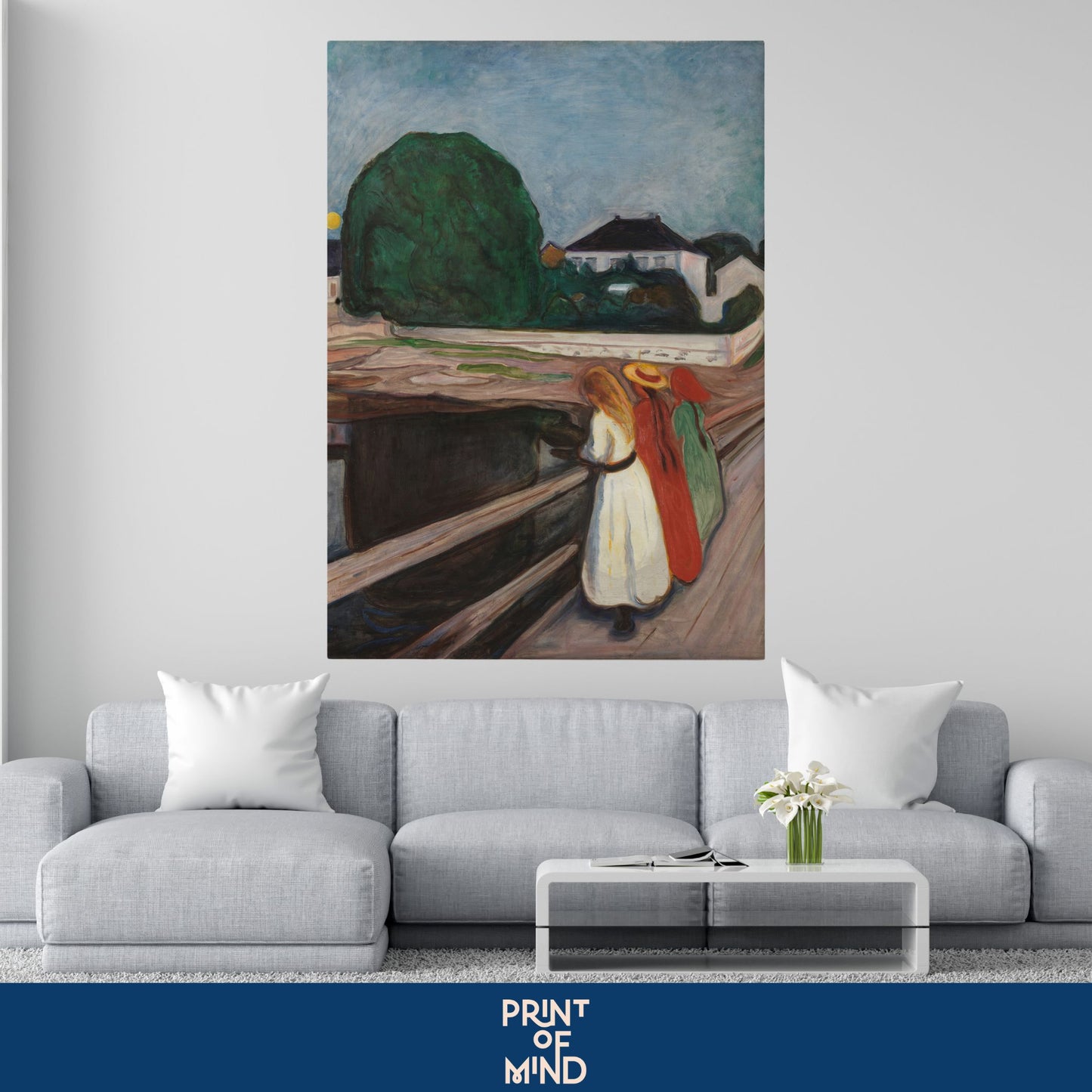 "El puente" de Edvard Munch
